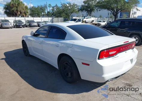 2012 Dodge Charger Police из США, поврежденный, VIN 2C3CDXAG4CH280113